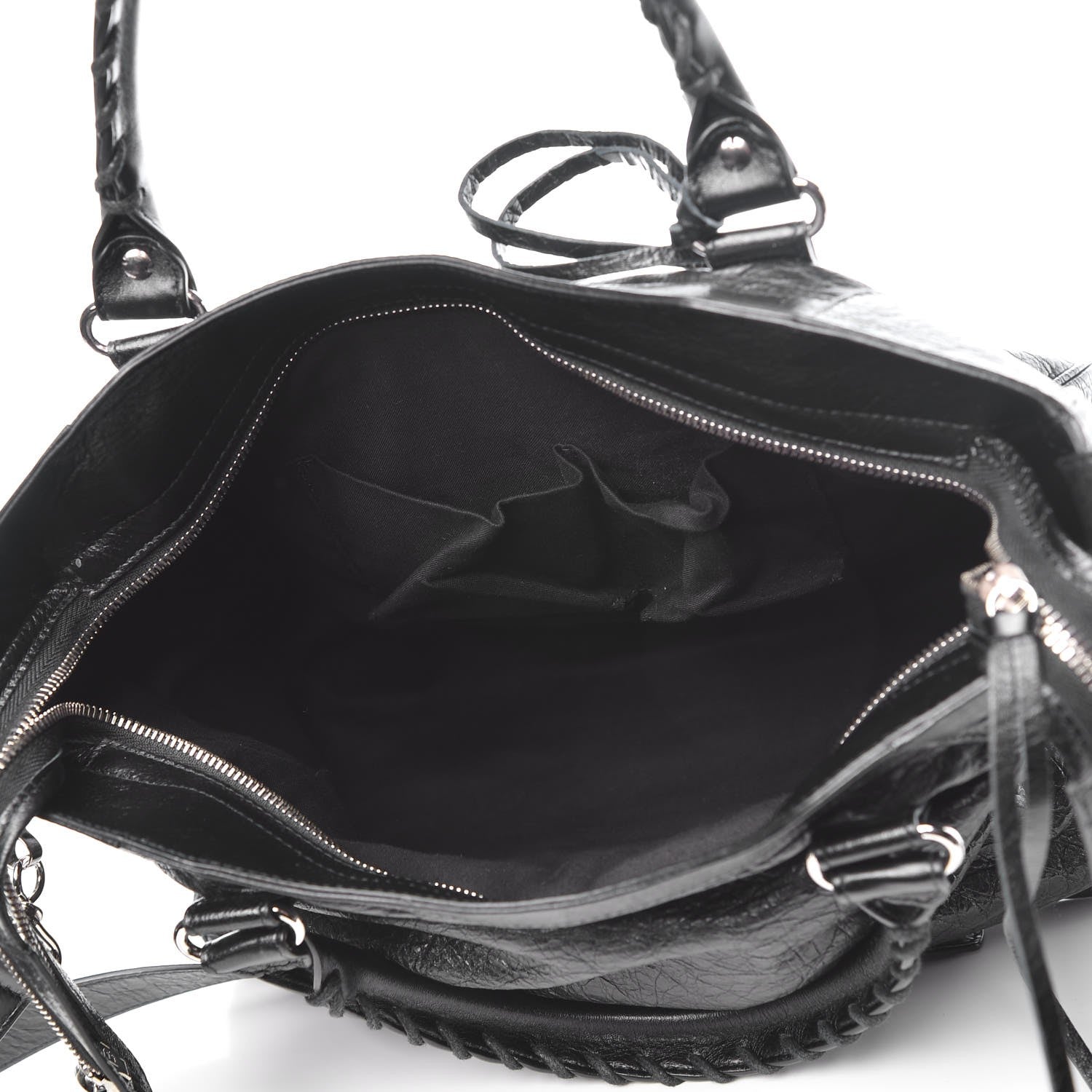 Balenciaga Agneau Classic Silver Hardware Velo Black 6 of 9