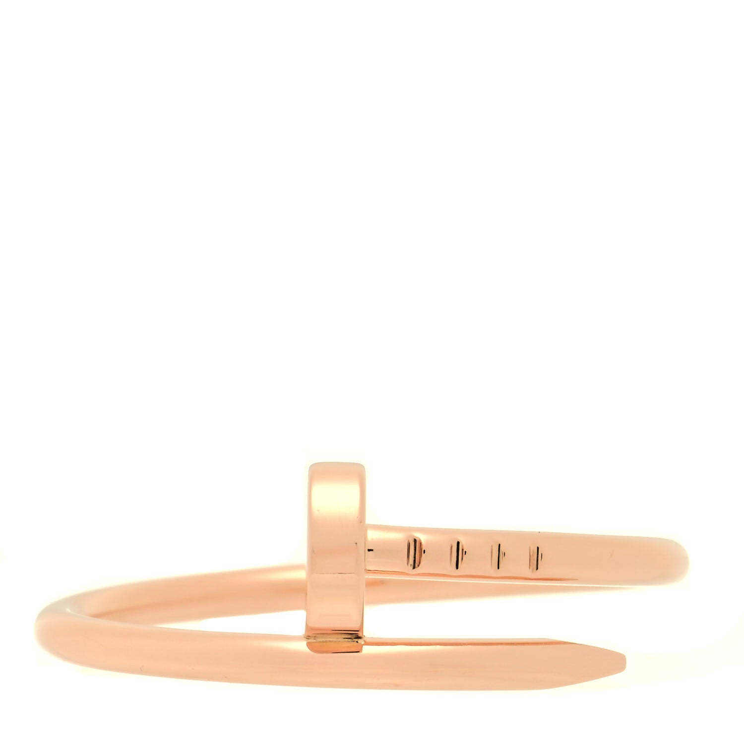 Cartier 18K Pink Gold Small Juste Un Clou Ring 58 8.25 1 of 5
