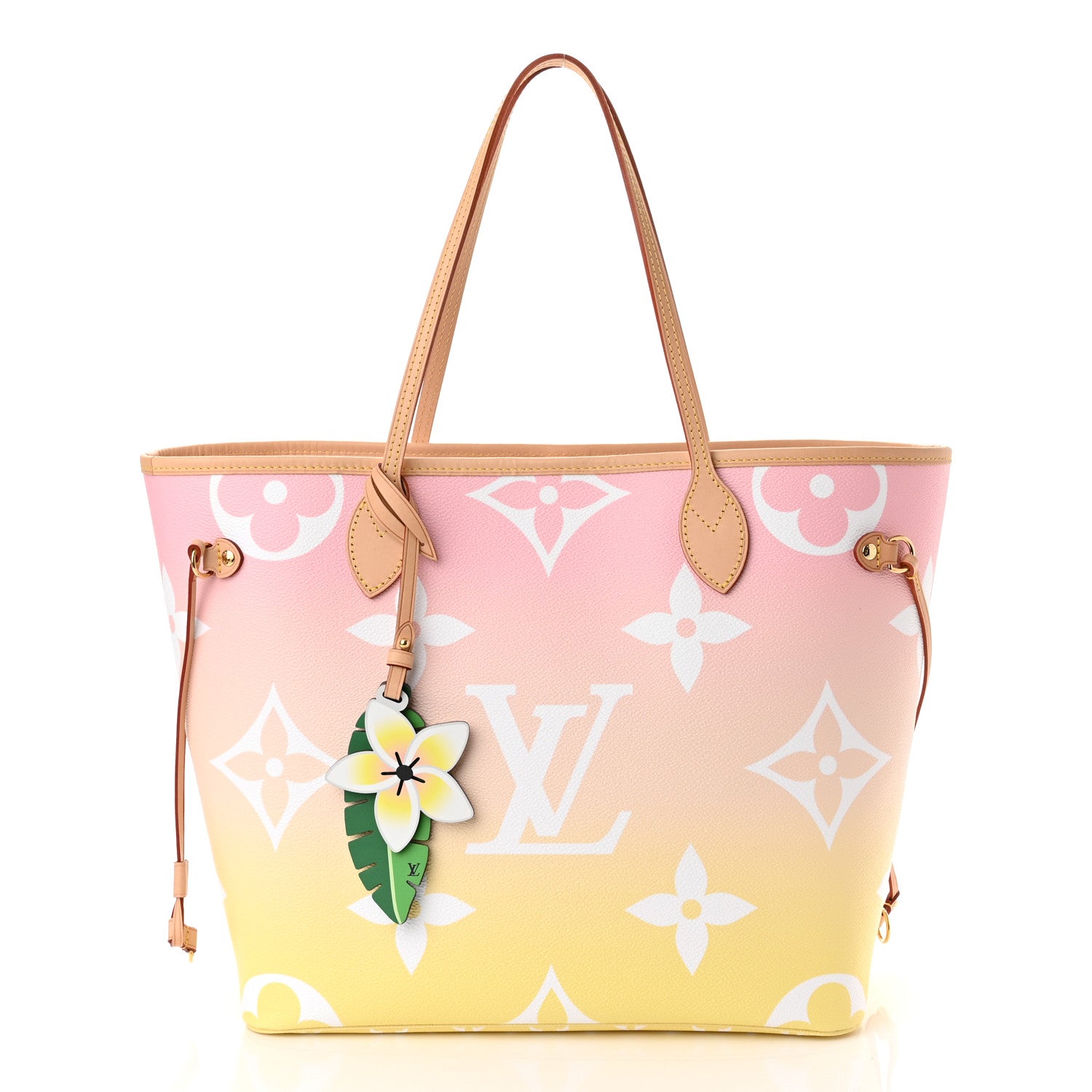 Louis Vuitton Monogram Giant By The Pool Neverfull MM Light Pink 3 of 10