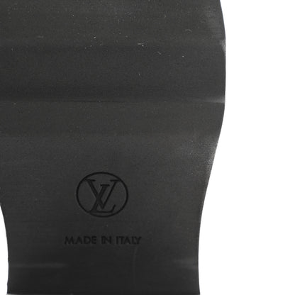 Louis Vuitton Calfskin Monogram Beaubourg Ankle Boots 41 Black 10 of 12