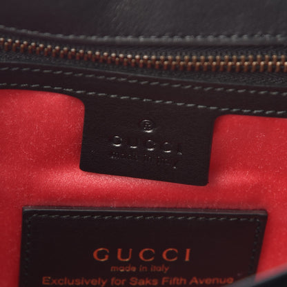 Gucci Velvet Matelasse Crystal Medium GG Marmont Shoulder Bag Black 6 of 9