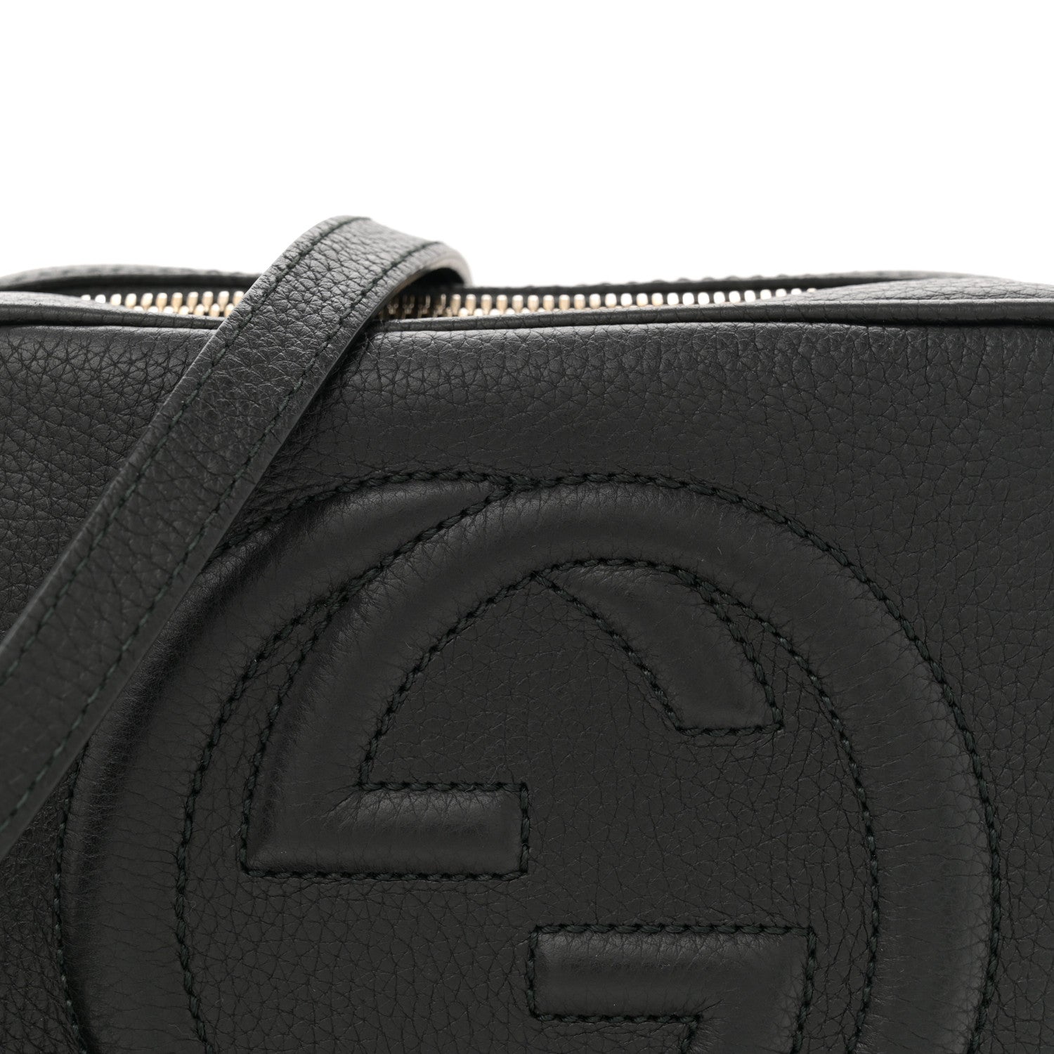 Gucci Pebbled Calfskin Small Soho Disco Bag Black 8 of 10