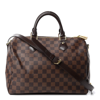 Louis Vuitton Damier Ebene Speedy Bandouliere 30 1 of 10