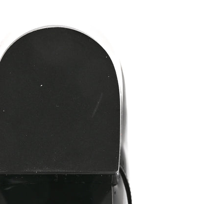 Saint Laurent Patent Calfskin Theo Lace-Up Ankle Boots 40 Black 10 of 12