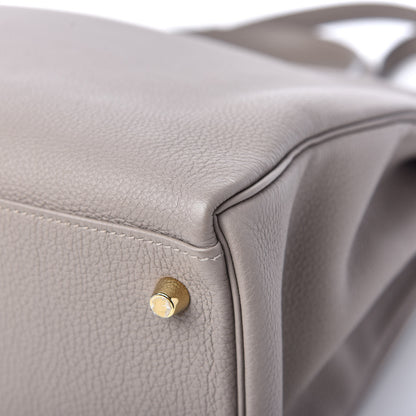 Hermes Togo Kelly Retourne 35 Gris Asphalte 11 of 13