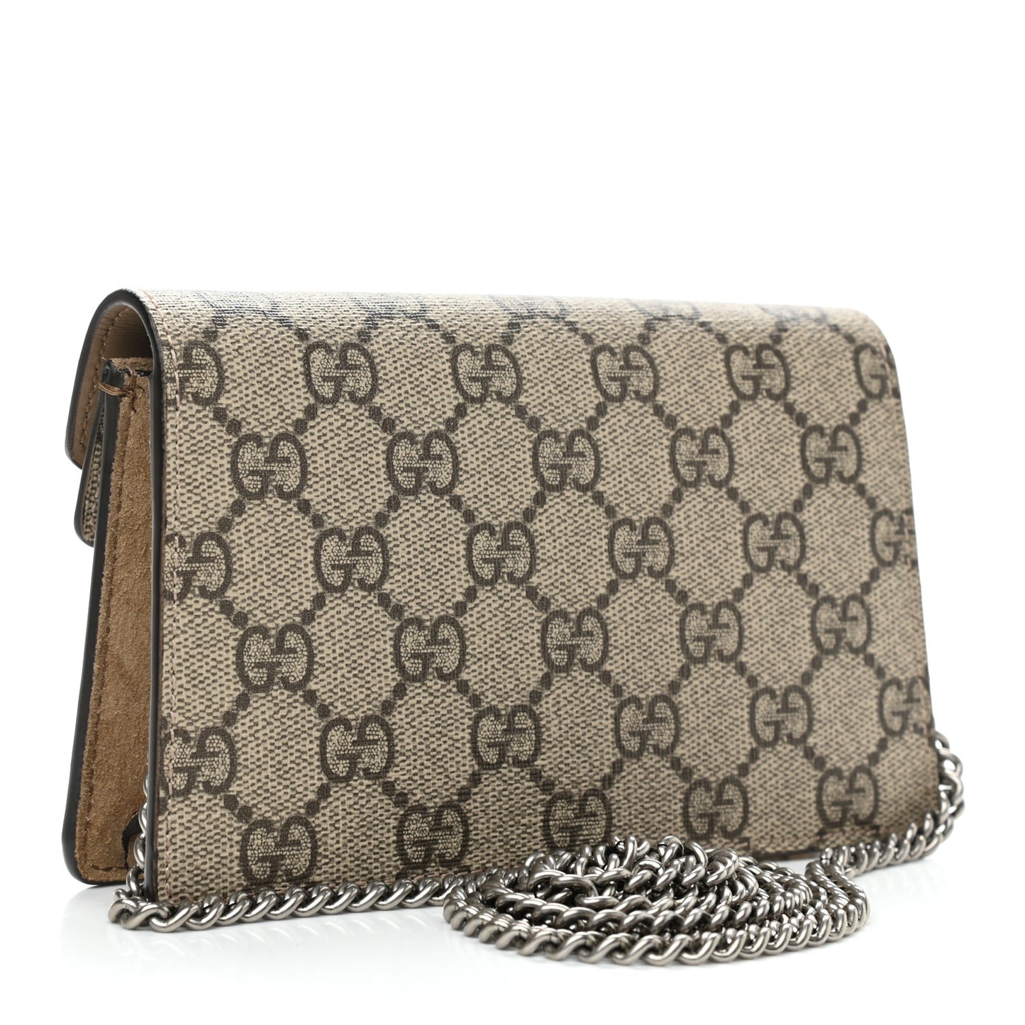 GG Supreme Monogram Super Mini Dionysus Shoulder Bag Taupe