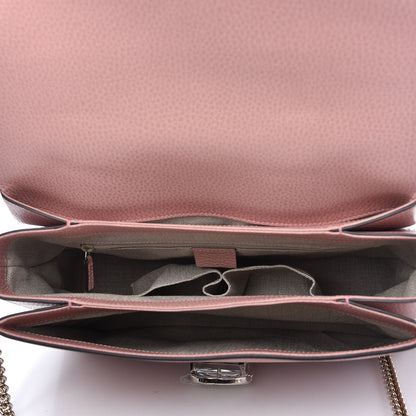 Gucci Dollar Calfskin Medium Interlocking G Top Handle Shoulder Bag Soft Pink 5 of 10