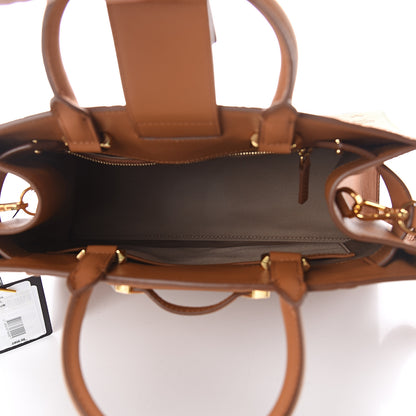 MCM Calfskin Ottomar Monogram Medium Essential Tote Cognac 4 of 8