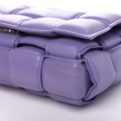 Bottega Veneta Lambskin Maxi Intreccio Padded Chain Cassette Crossbody Bag Lavender 8 of 8