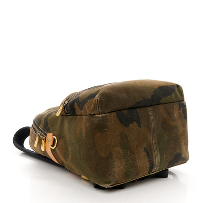 Louis Vuitton X SUPREME Canvas Camouflage Apollo Backpack 4 of 12