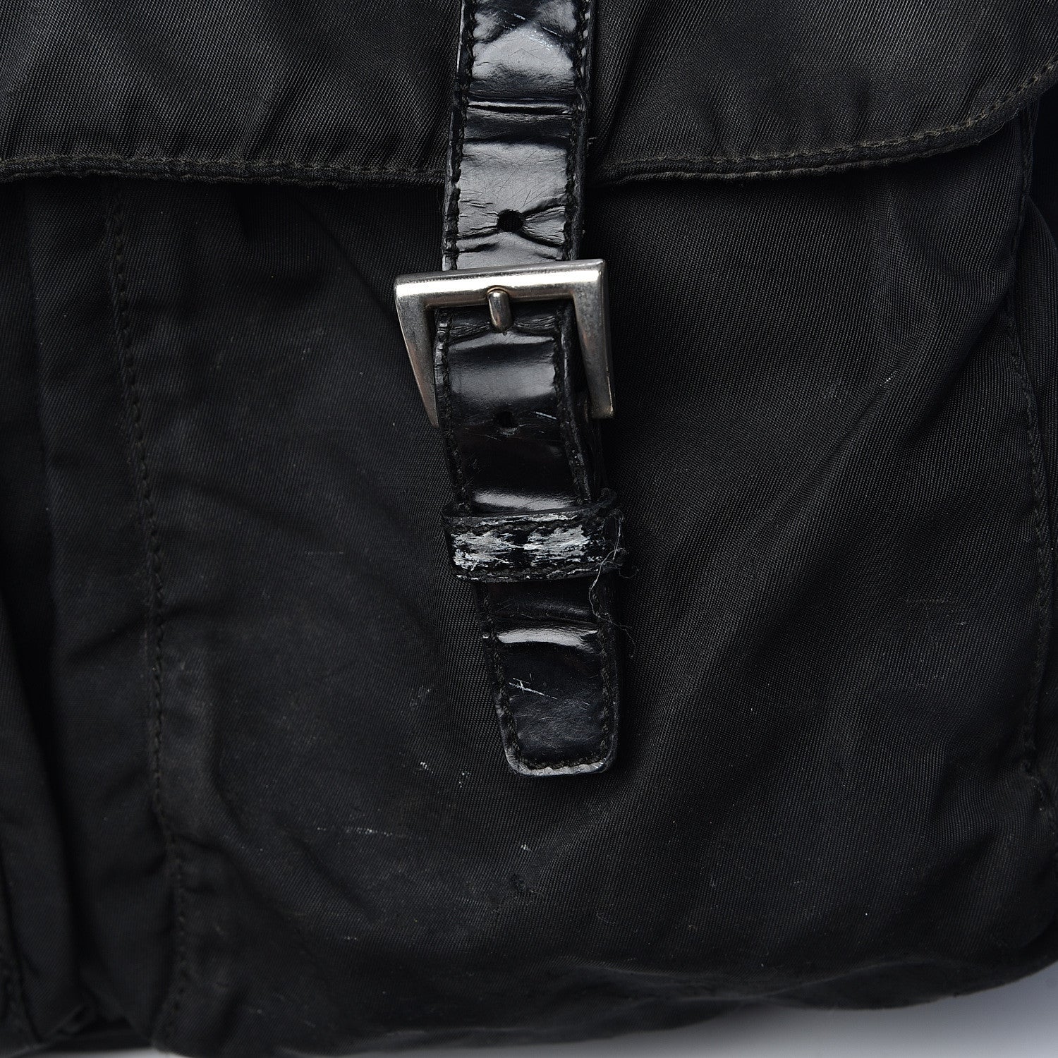 Prada Tessuto Nylon Messenger Bag Black 12 of 22