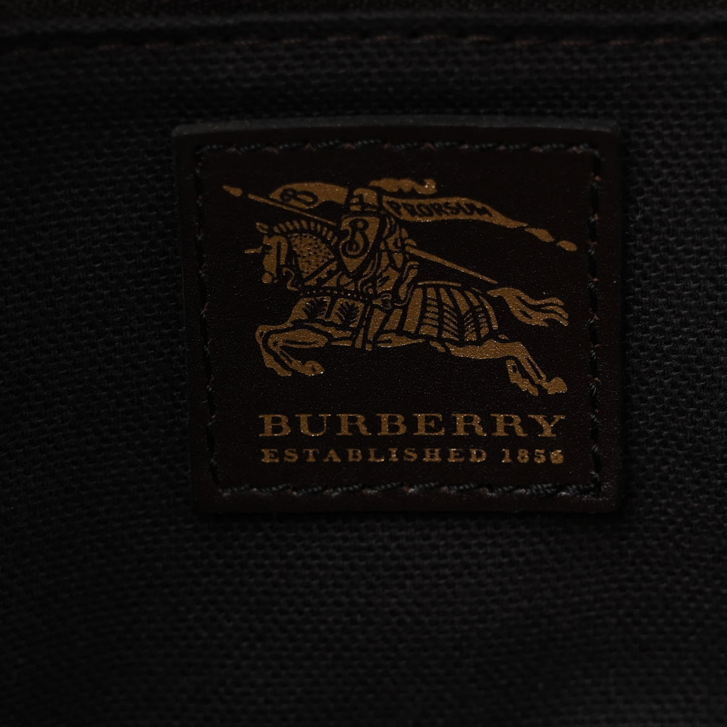 Burberry Haymarket Check Medium Regent Tote Chocolate 6 of 11