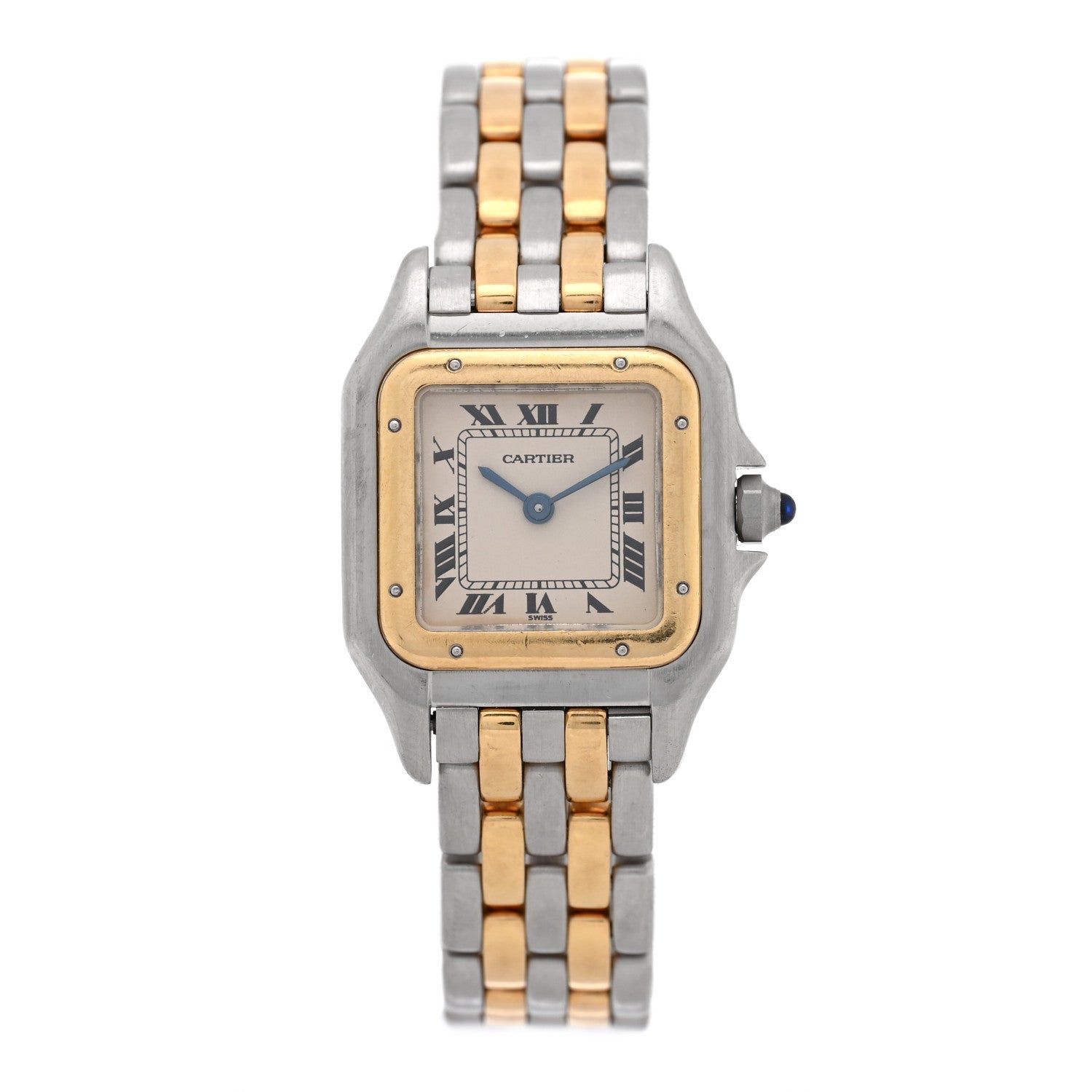 Cartier Stainless Steel 18K Yellow Gold 22mm Panthere Quartz Watch 1 of 4