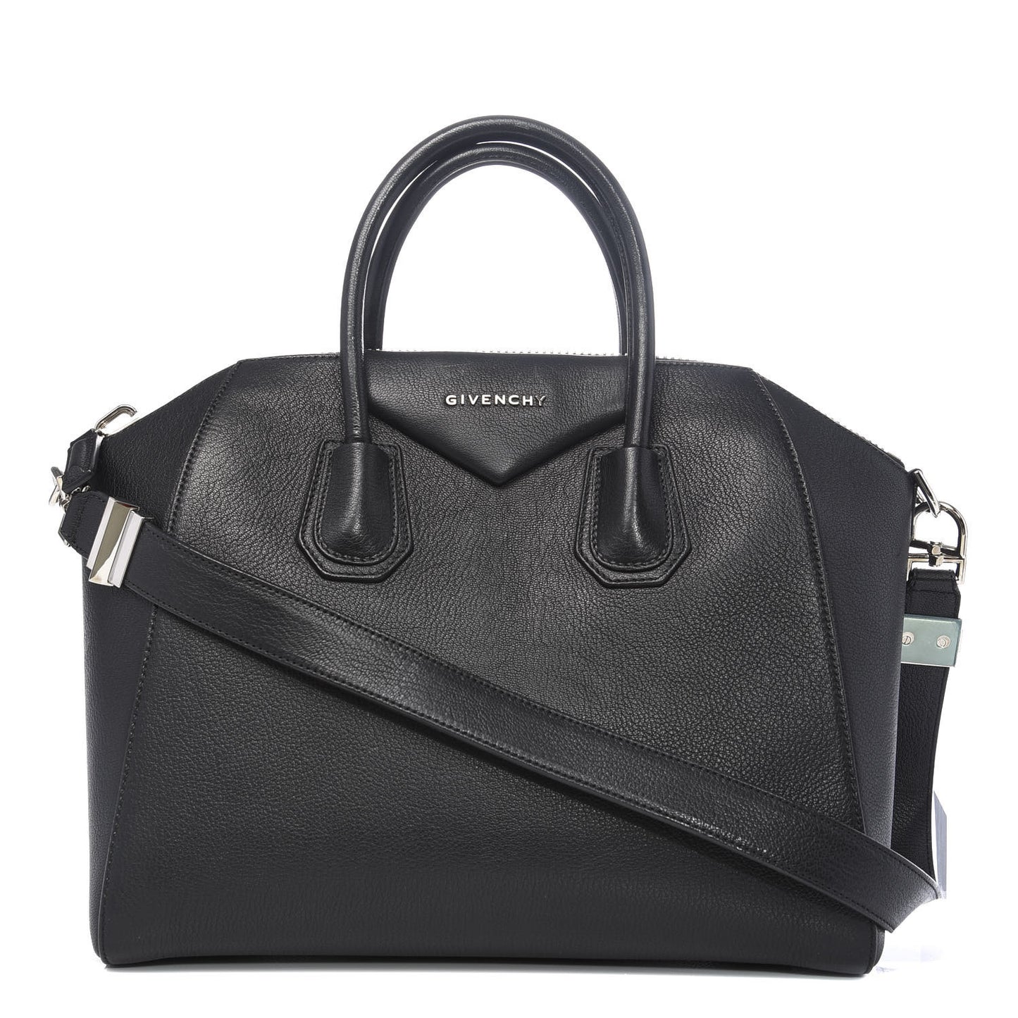 Sugar Goatskin Medium Antigona Black