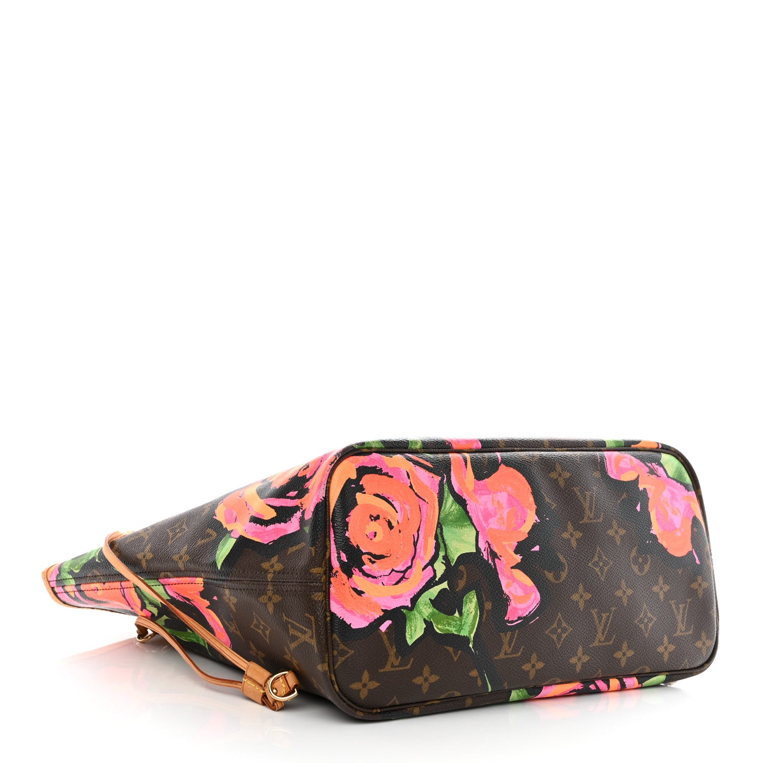 Louis Vuitton Monogram Roses Neverfull MM 4 of 11