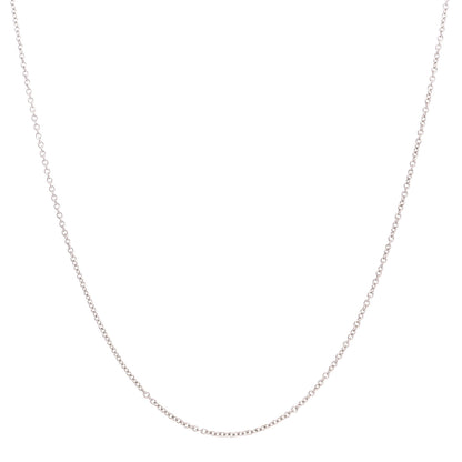 Tiffany Platinum Chain Necklace 18" 1 of 5