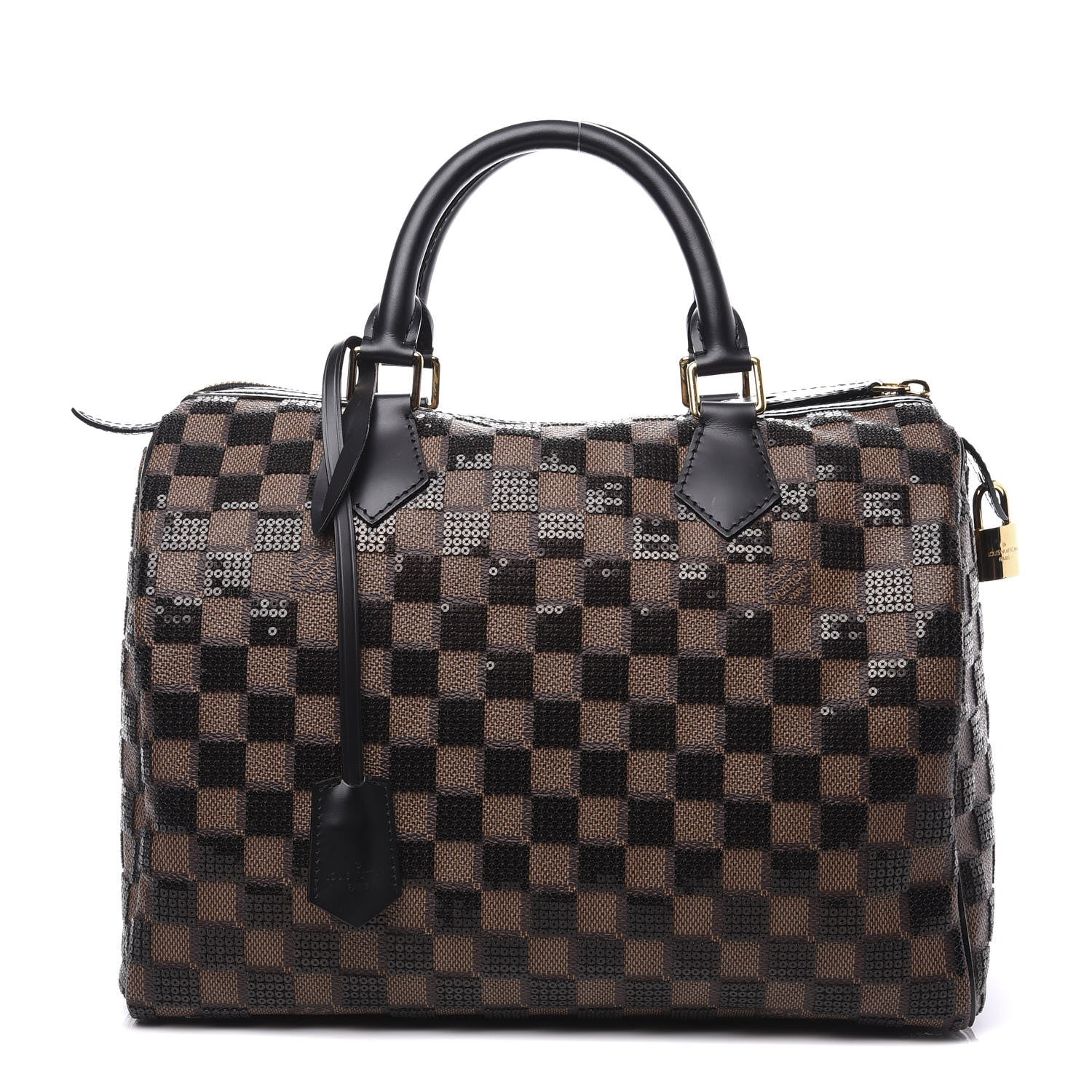 Louis Vuitton Damier Paillettes Speedy 30 Black 1 of 11