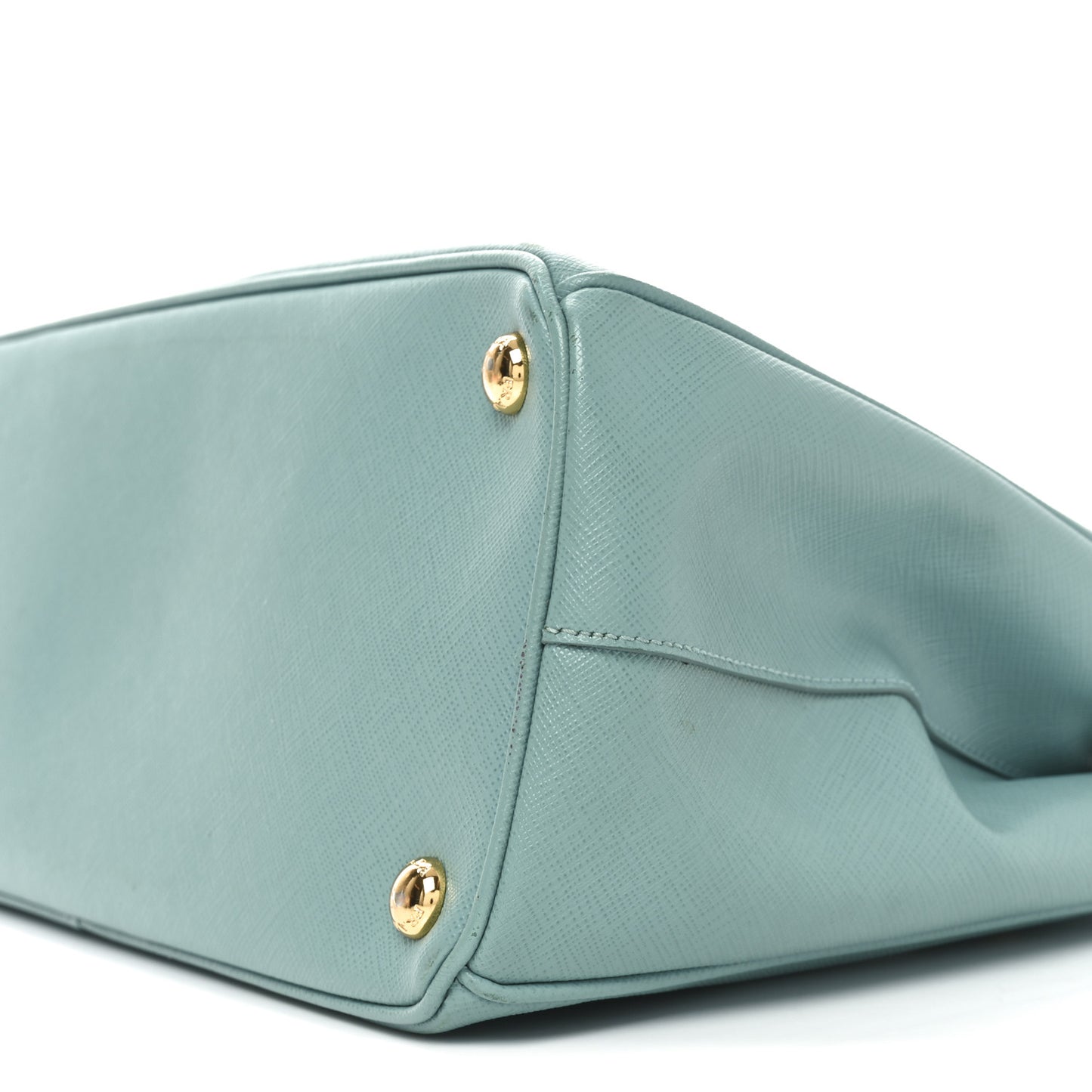 Saffiano Lux Galleria Small Double Zip Tote Turchese