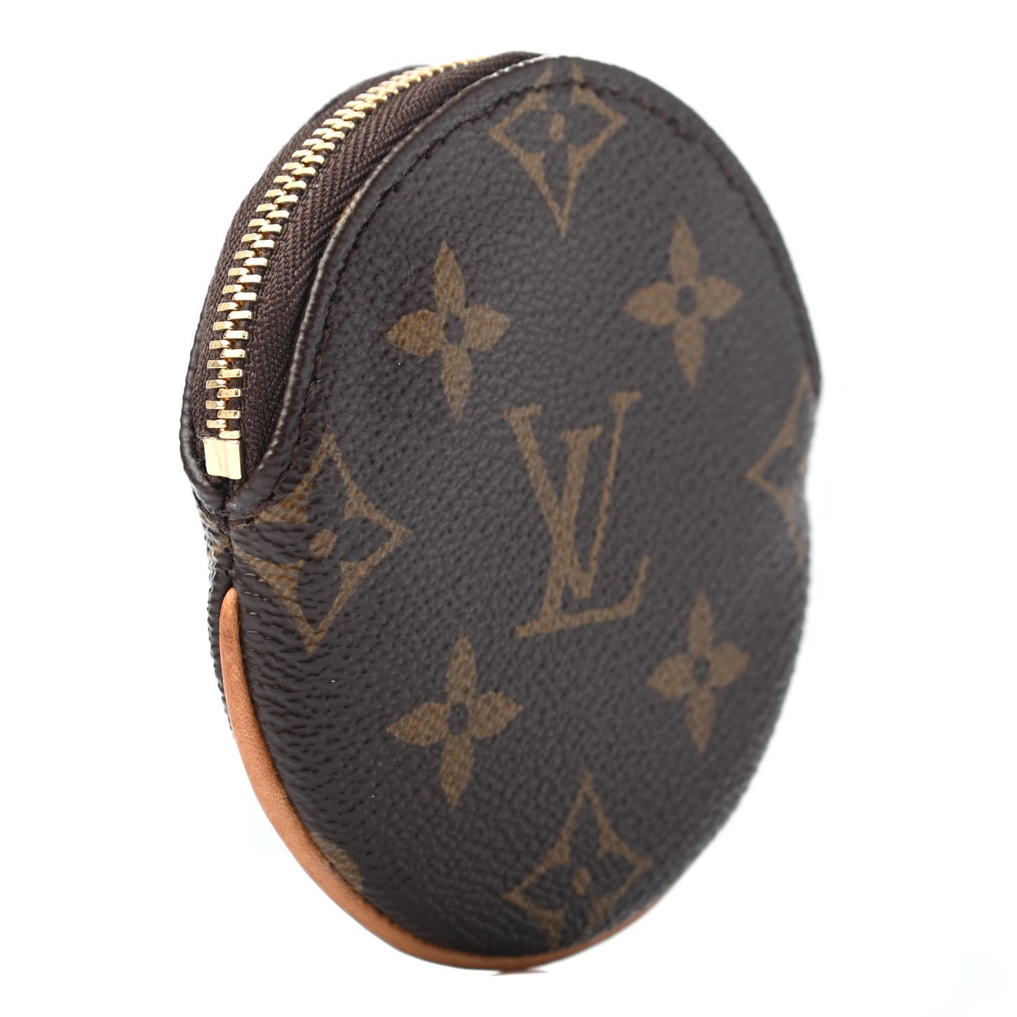 Monogram Round Coin Purse