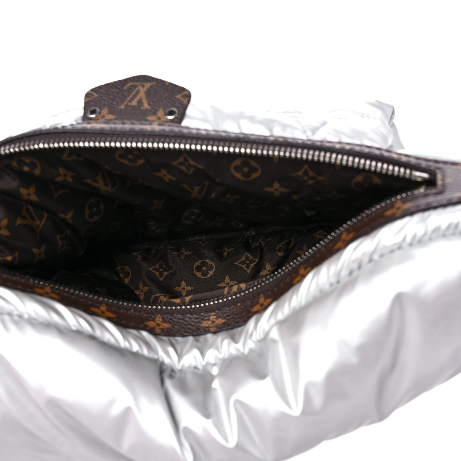 Louis Vuitton Econyl Monogram Pillow BumBag Silver 5 of 10