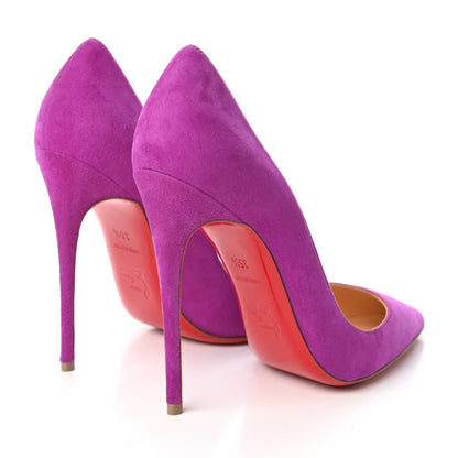 Christian Louboutin Veau Velours So Kate 120 Pumps 35.5 Bougainvillier 4 of 8