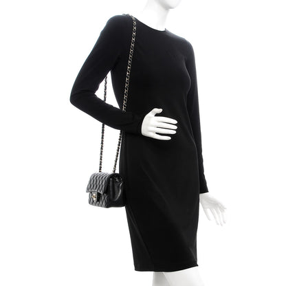Chanel Lambskin Quilted Mini Rectangular Flap Black 2 of 12