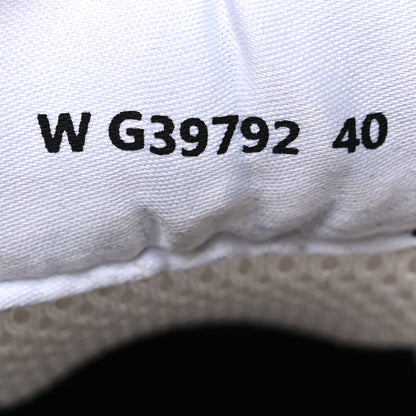Chanel Fabric Laminated Calfskin Stretch CC Womens Sneakers 40 White Silver 9 of 11