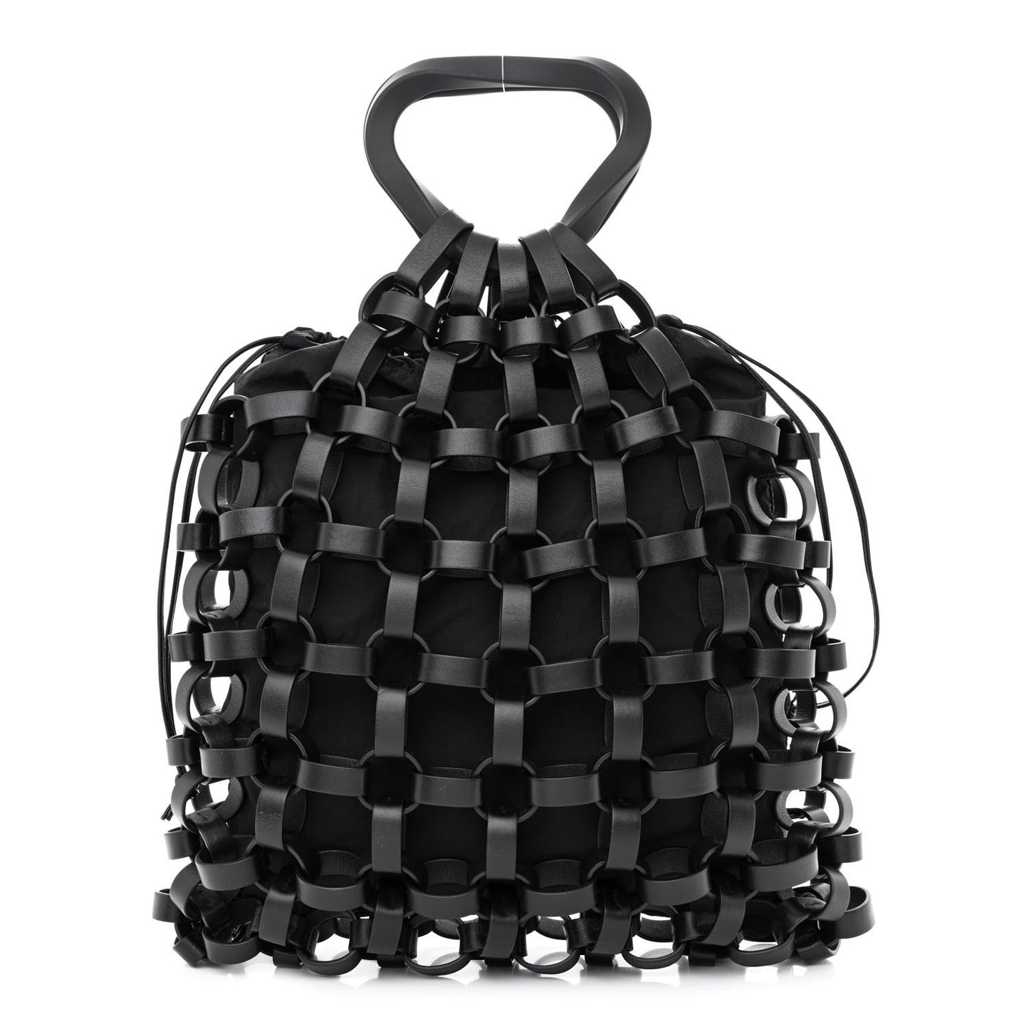 Lambskin Grasp Top Handle Tote Black