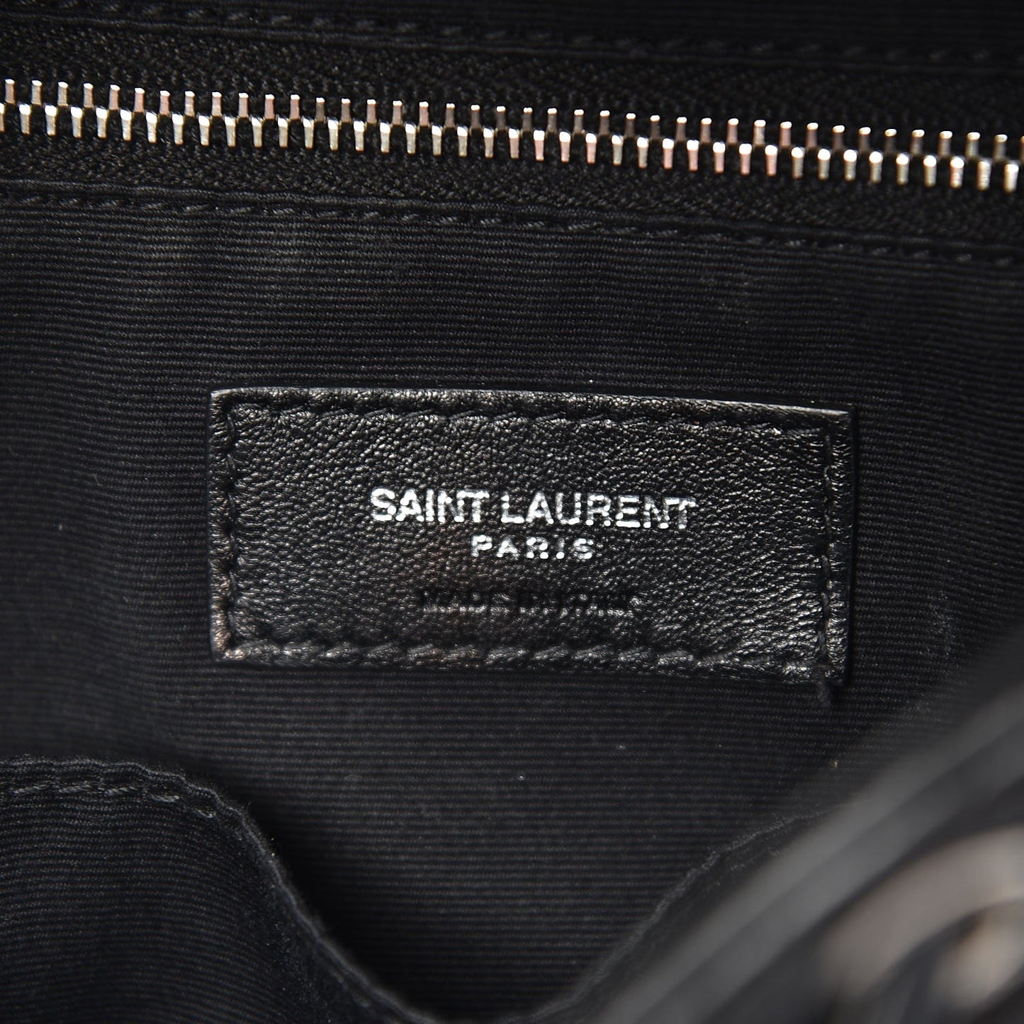 Calfskin Y Quilted Monogram Small Loulou Backpack Black