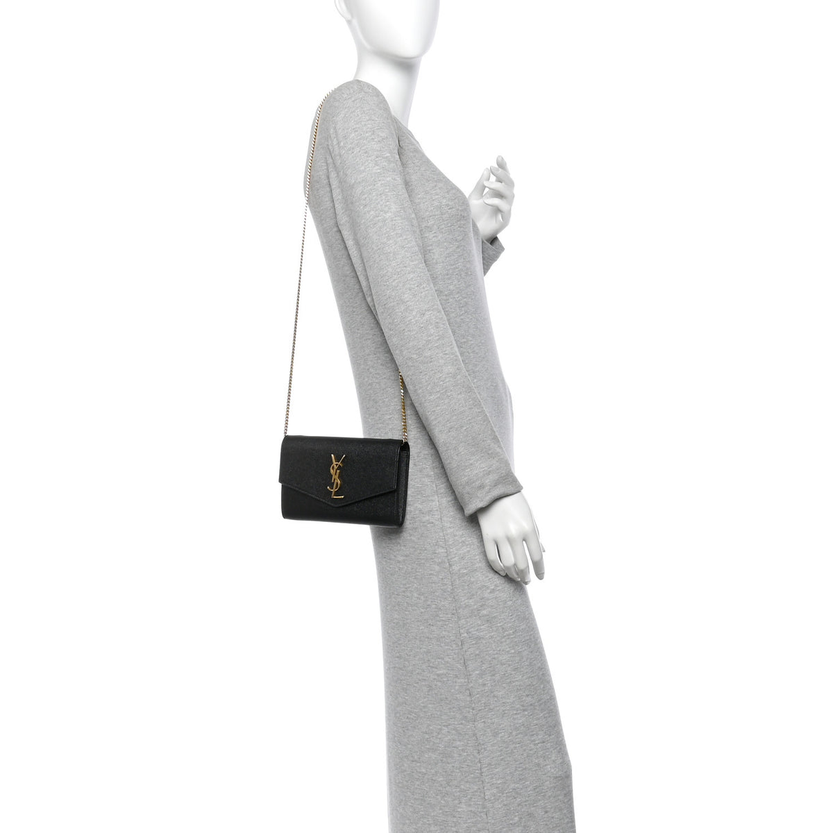 Grain de Poudre Uptown Chain Wallet Black