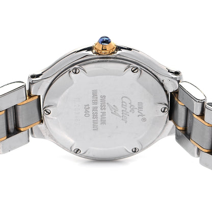 Cartier Stainless Steel 18K Yellow Gold 28mm Must De 21 Quartz Watch 4 of 7