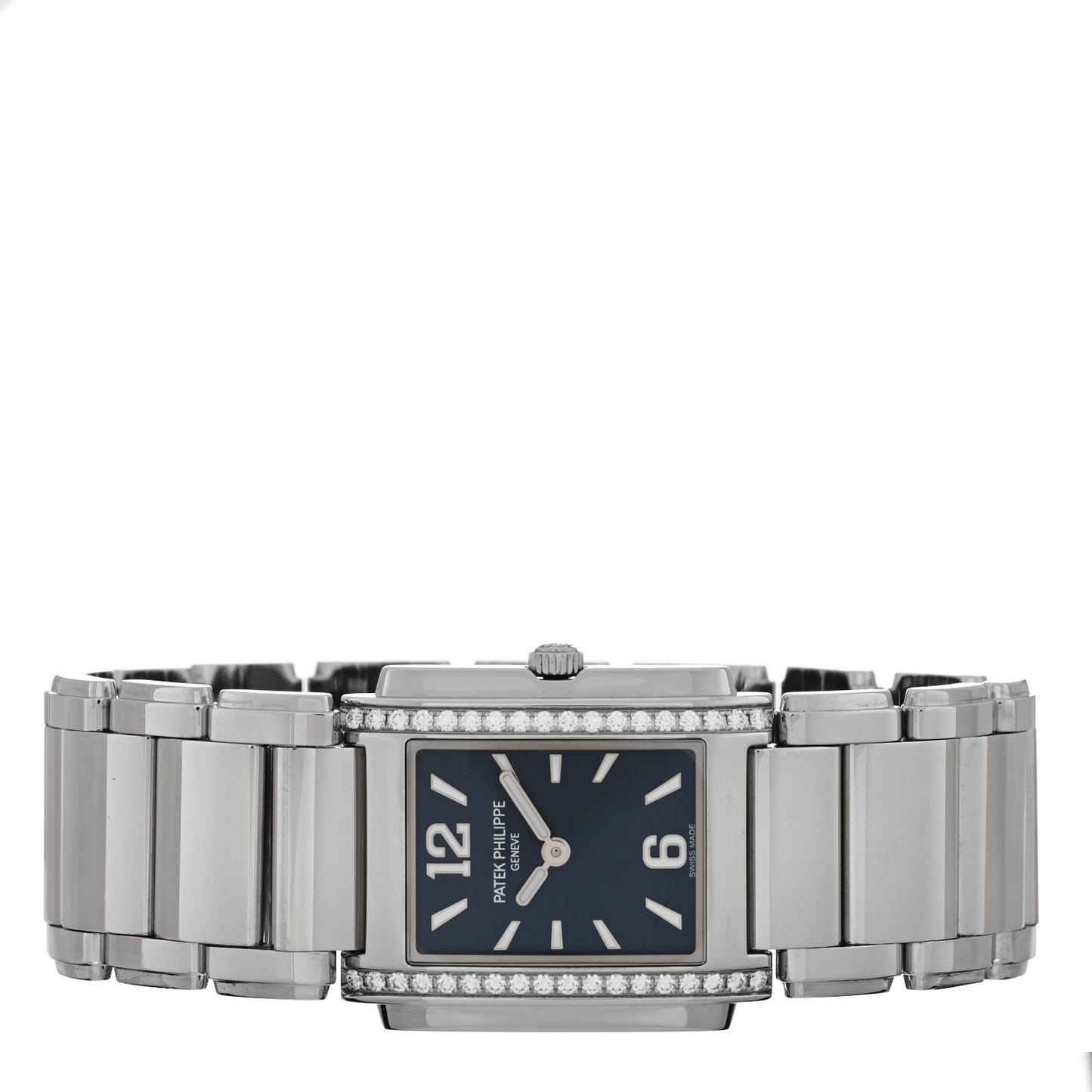 Stainless Steel Diamond 25mm Twenty-4 Quartz Watch Blue 4910/1200A-001