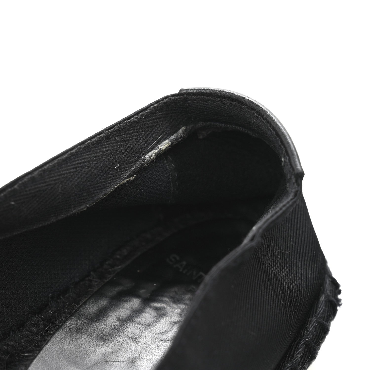 Saint Laurent Canvas Espadrilles 37 Black 8 of 10