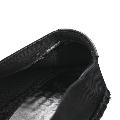 Saint Laurent Canvas Espadrilles 37 Black 8 of 10