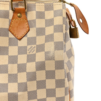 Louis Vuitton Damier Azur Speedy 30 17 of 25