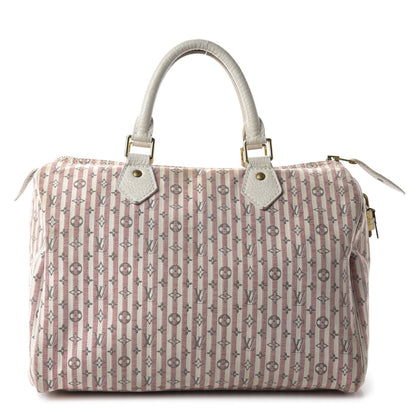 Louis Vuitton Mini Lin Croisette Speedy 30 Rouge 1 of 10