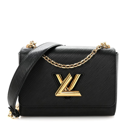 Louis Vuitton Epi Twist Shoulder Bag MM  Black 1 of 9
