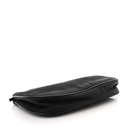 Prada Tessuto Light Nylon Chain Shoulder Bag Black 4 of 12