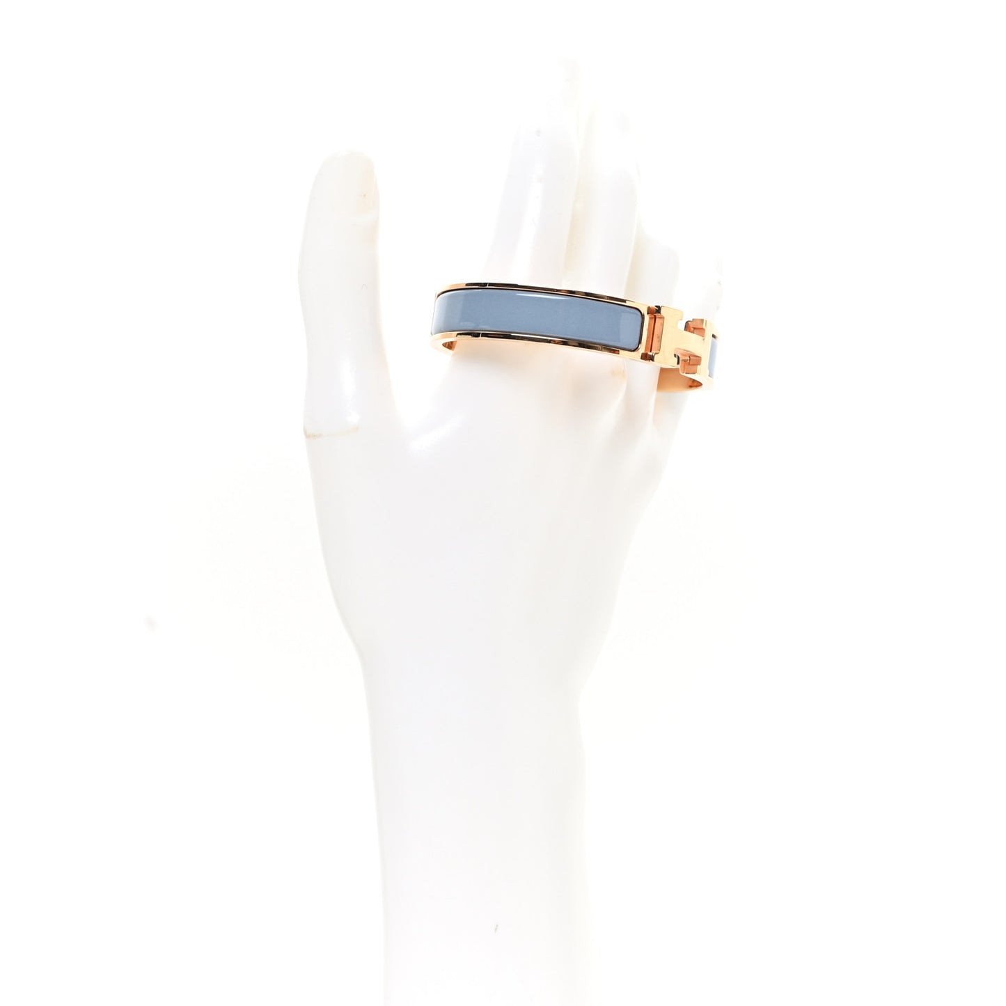 Enamel Narrow Clic Clac HH Bracelet GM Gris Orage