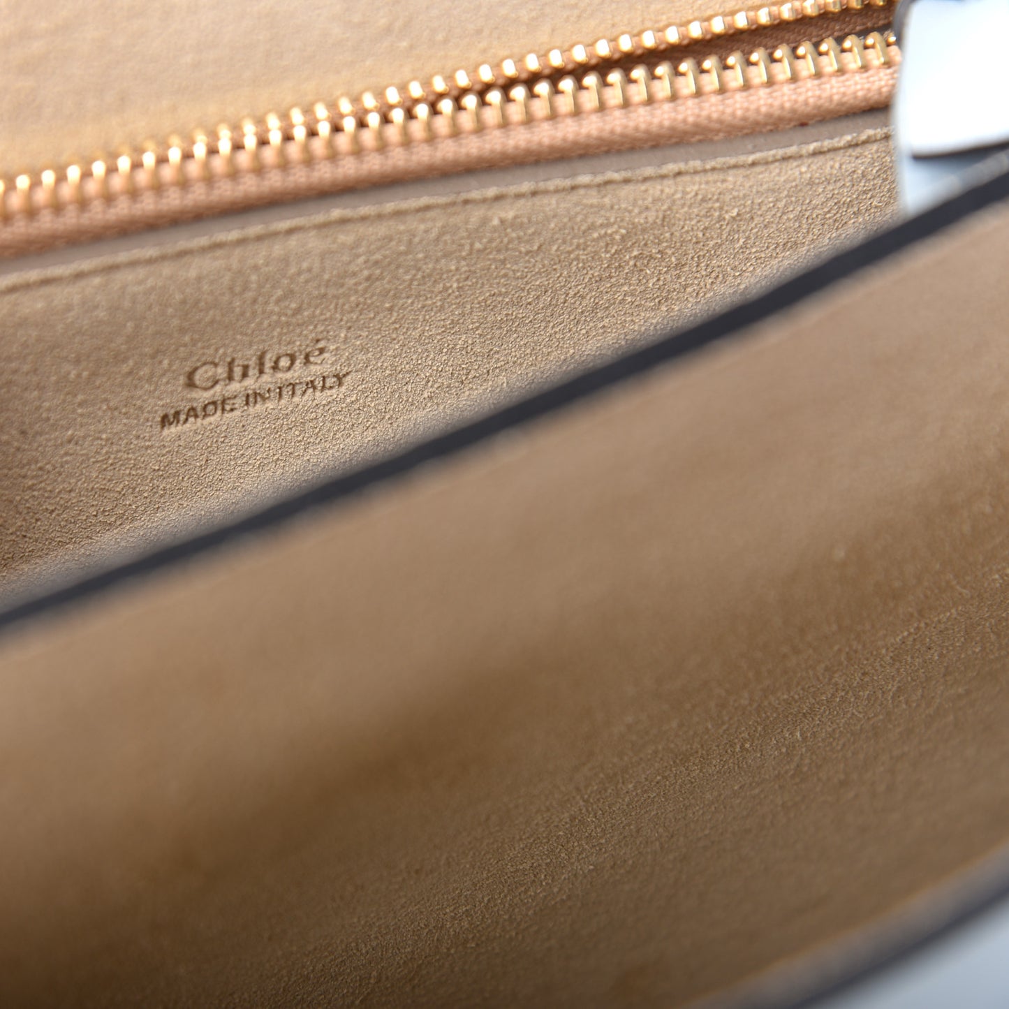Suede Calfskin Medium Faye Shoulder Bag Cloudy Blue