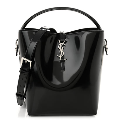 Saint Laurent Patent Calfskin Le 37 Bucket Bag Black 1 of 12