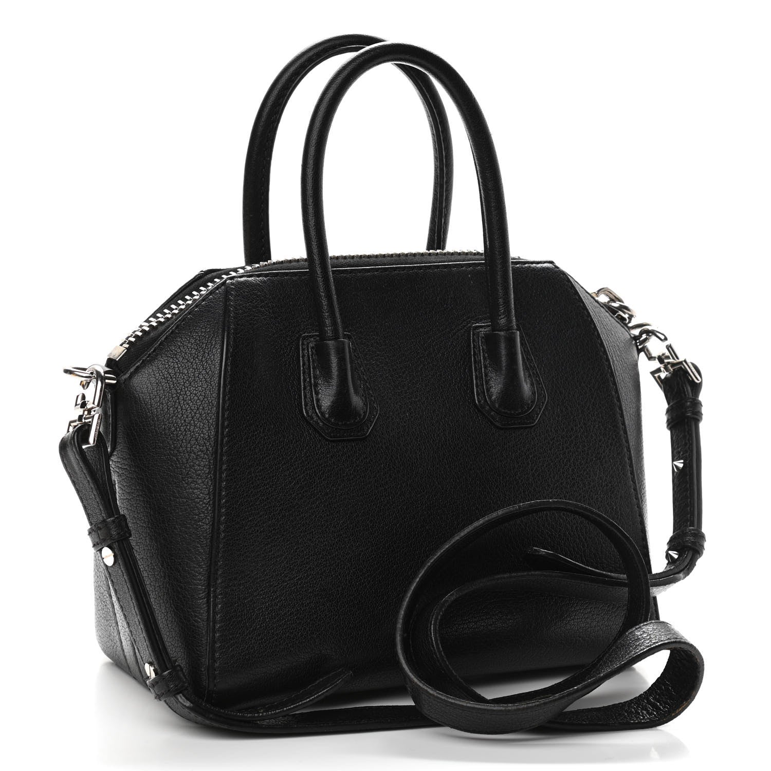 Givenchy Sugar Goatskin Mini Antigona Black 3 of 13