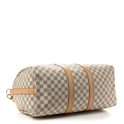 Louis Vuitton Damier Azur Keepall Bandouliere 45 4 of 12