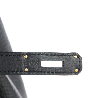 Hermes Taurillon Clemence Birkin 35 Black 10 of 23