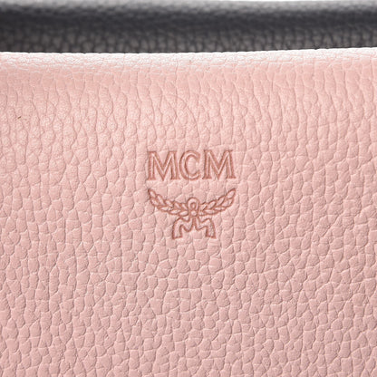 MCM Grained Calfskin Medium Milla Tote Pale Mauve 9 of 18