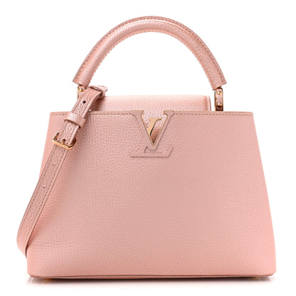 Louis Vuitton Metallic Taurillon Capucines BB Pearly Pink 1 of 10