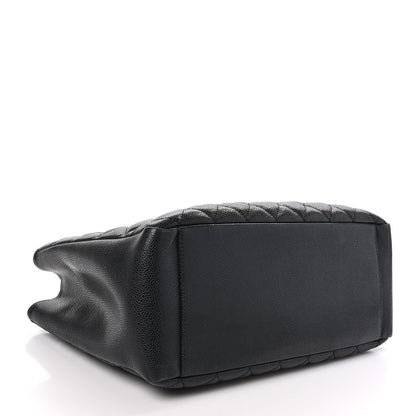 Chanel Caviar Quilted Grand Shopping Tote GST Black 4 of 11