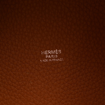 Hermes Taurillon Clemence Picotin Lock 18 PM Gold 6 of 10