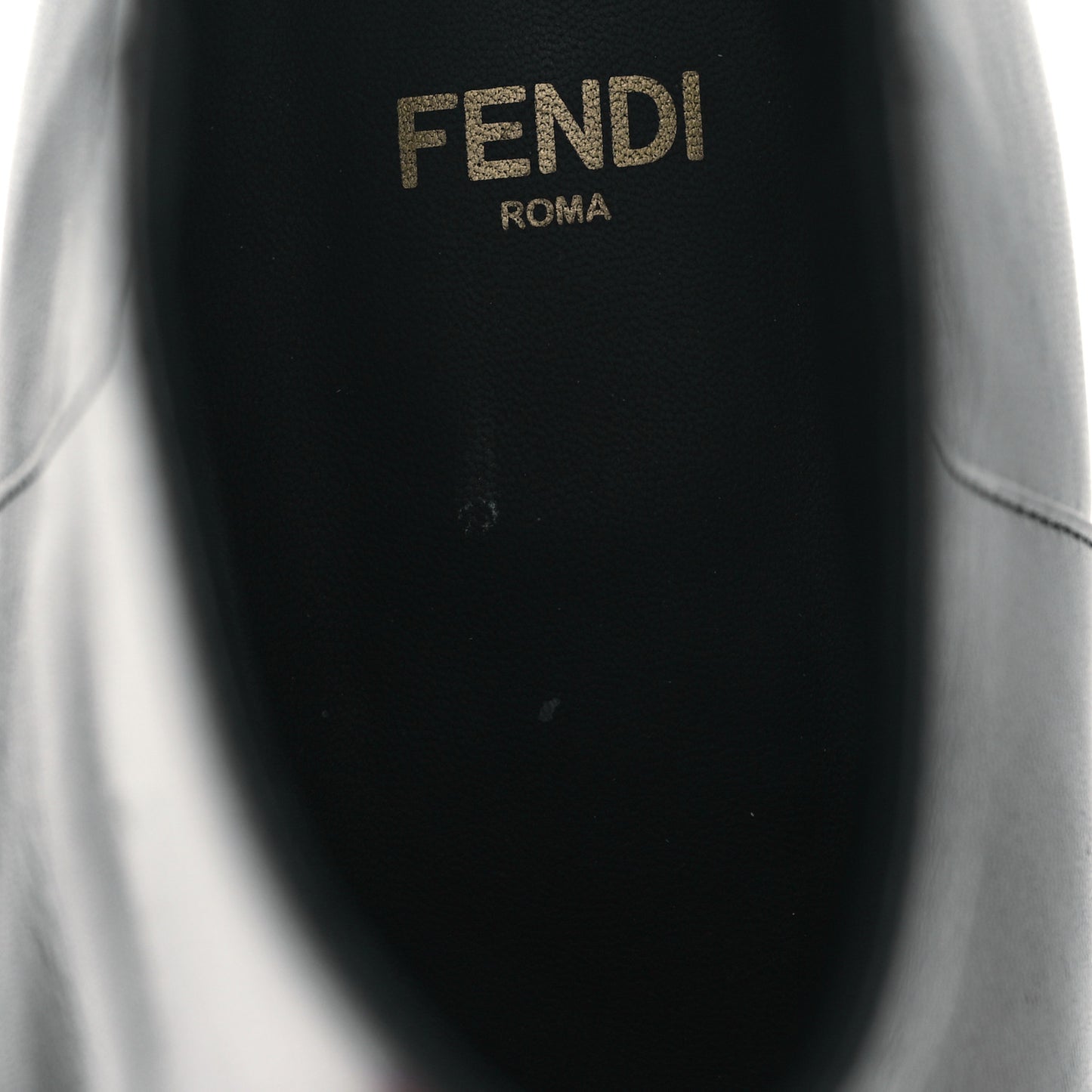 Vitello Nappa FF Cutout Baguette 45mm Ankle Boots 40 Black