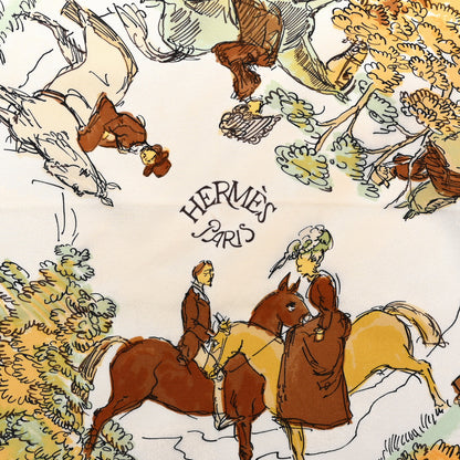 Hermes Silk Les Amazones Scarf 90 2 of 5